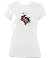 Lunasa Cas Ladies Fitted T-shirt - White