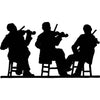 Three Fiddlers Silhouette T-shirt - T-shirt - - Mudchutney