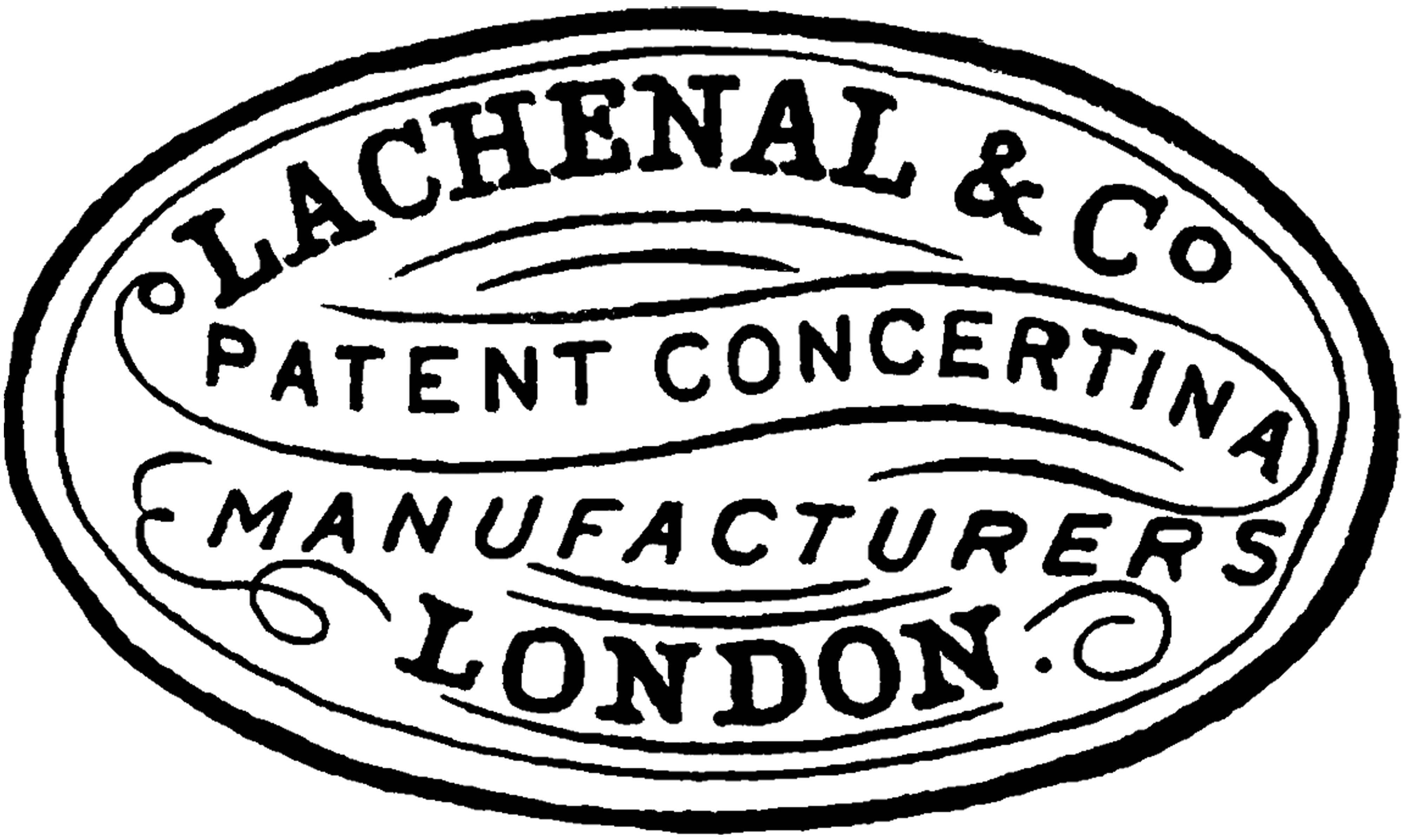 update alt-text with template Lachenal Concertina Logo Ladies Fitted T-shirt - T-shirt - Black - Mudchutney