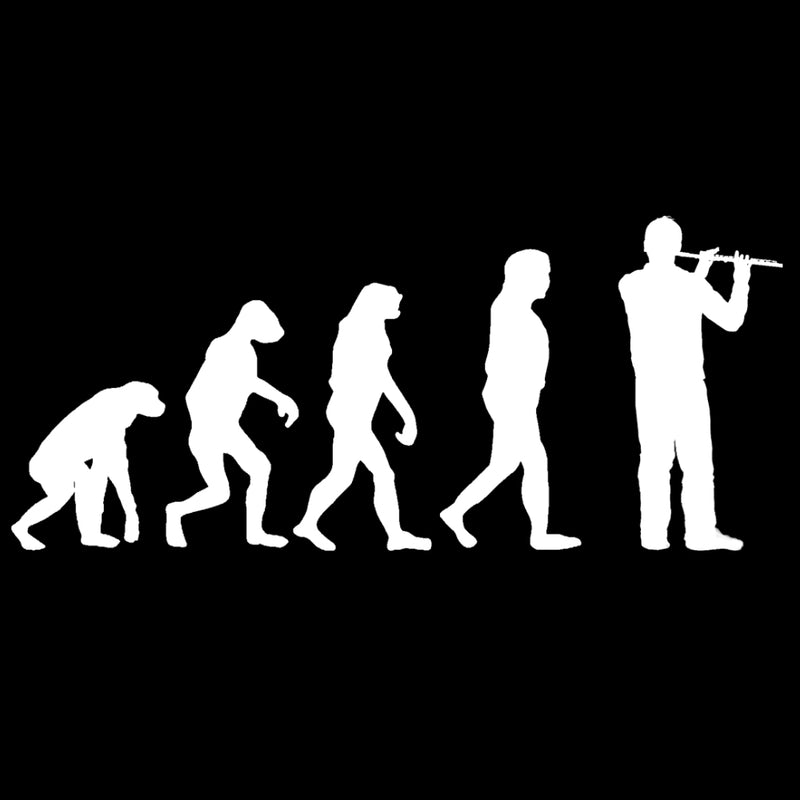 Evolution of Flute Players Sweatshirt