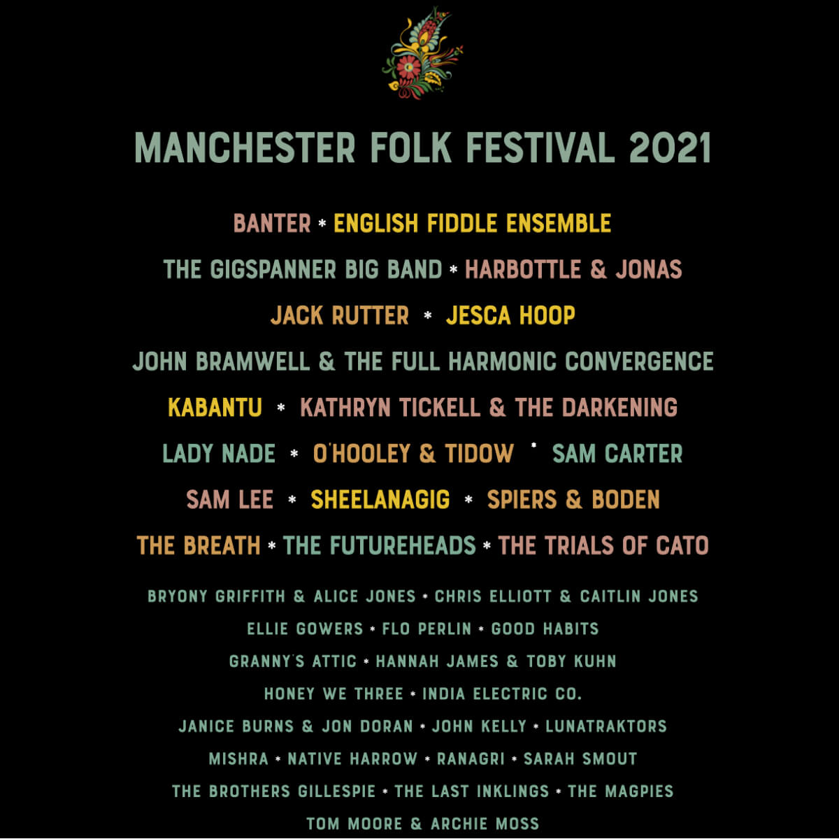 Manchester Folk Festival 2021 Hoodie