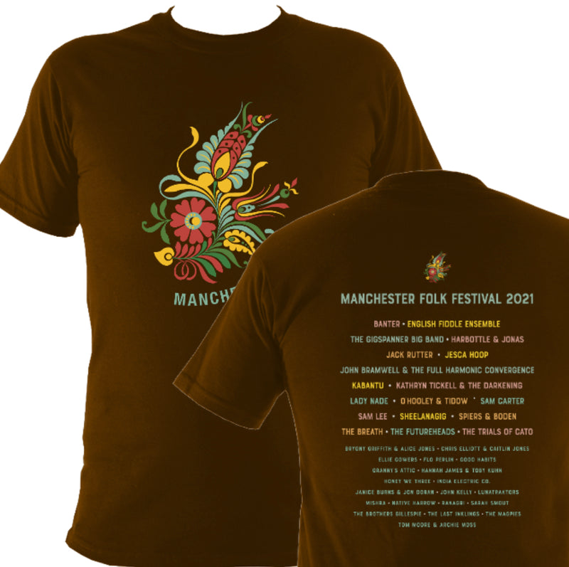 Manchester Folk Festival 2021 T-shirt