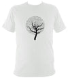 Musical Notes Tree T-shirt - T-shirt - White - Mudchutney