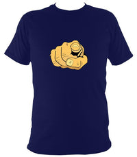 Pointing at YOU T-Shirt - T-shirt - Navy - Mudchutney