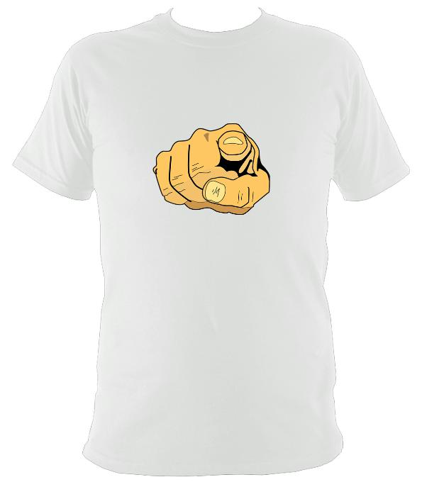 Pointing at YOU T-Shirt - T-shirt - White - Mudchutney