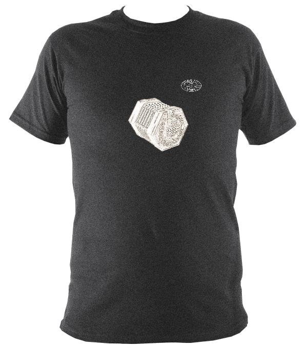 Lachenal English Concertina T-Shirt - T-shirt - Dark Heather - Mudchutney