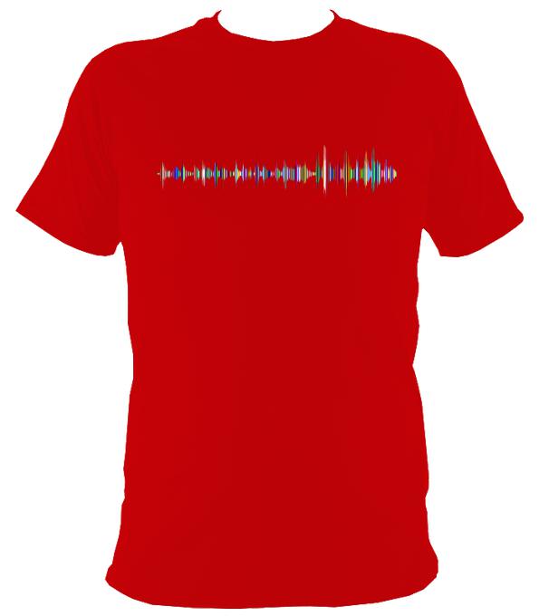 Soundwave T-Shirt - T-shirt - Red - Mudchutney