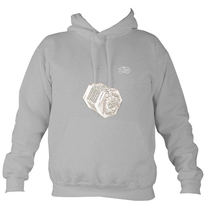 Lachenal Concertina Hoodie-Hoodie-Heather grey-Mudchutney