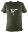 Modern Celtic Design T-Shirt - T-shirt - Military Green - Mudchutney