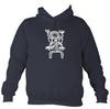 Cave Painting Hoodie-Hoodie-Denim-Mudchutney