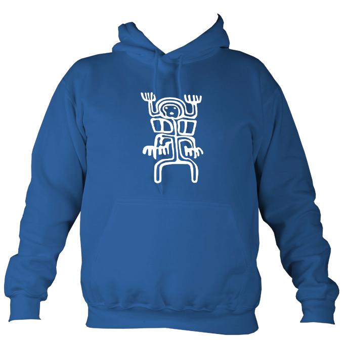 Cave Painting Hoodie-Hoodie-Royal blue-Mudchutney