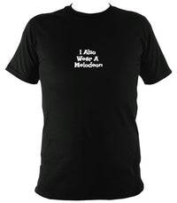 I also wear a melodeon T-Shirt - T-shirt - Black - Mudchutney