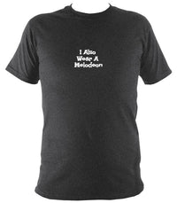 I also wear a melodeon T-Shirt - T-shirt - Dark Heather - Mudchutney