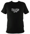 When nothing is going right... T-shirt - T-shirt - Black - Mudchutney