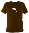 Leaping Dolphin T-Shirt - T-shirt - Dark Chocolate - Mudchutney