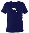 Leaping Dolphin T-Shirt - T-shirt - Navy - Mudchutney