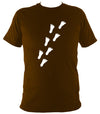 Footprints T-shirt - T-shirt - Dark Chocolate - Mudchutney