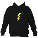 Lightening Bolt Hoodie-Hoodie-Jet black-Mudchutney