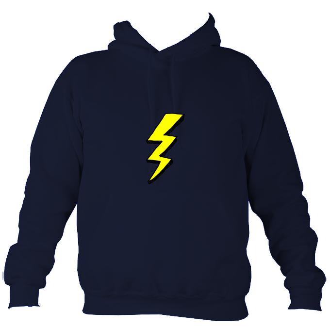 Lightening Bolt Hoodie-Hoodie-Oxford navy-Mudchutney