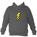 Lightening Bolt Hoodie-Hoodie-Steel grey-Mudchutney