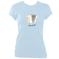 update alt-text with template Ladies Fitted Saltarelle Bouebe T-shirt - T-shirt - Light Blue - Mudchutney