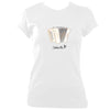 update alt-text with template Ladies Fitted Saltarelle Bouebe T-shirt - T-shirt - White - Mudchutney
