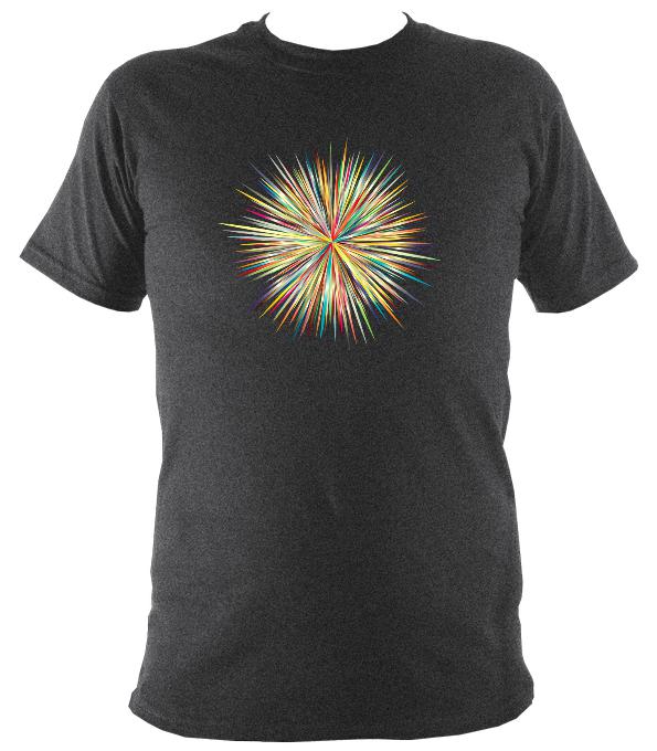 Coloured explosion T-Shirt - T-shirt - Dark Heather - Mudchutney