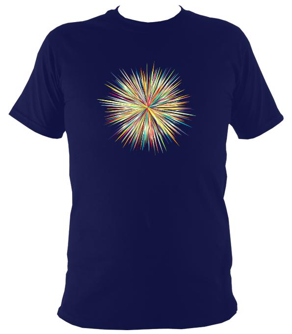 Coloured explosion T-Shirt - T-shirt - Navy - Mudchutney