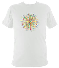 Coloured explosion T-Shirt - T-shirt - White - Mudchutney