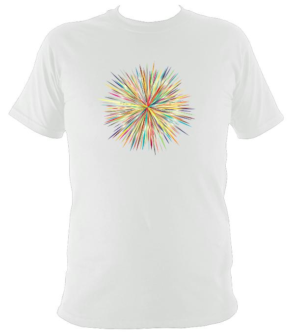 Coloured explosion T-Shirt - T-shirt - White - Mudchutney