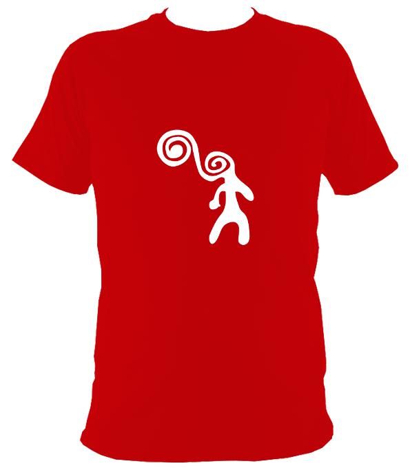 Caveman T-Shirt - T-shirt - Red - Mudchutney