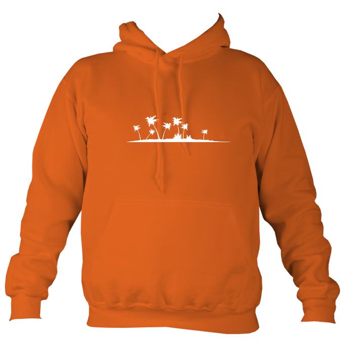 Desert Island Beach Hoodie-Hoodie-Burnt orange-Mudchutney