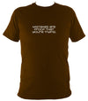 Mistakes are proof you're living T-Shirt - T-shirt - Dark Chocolate - Mudchutney