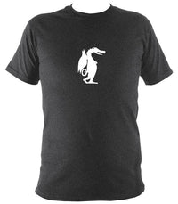 Dragon Ambling Along T-Shirt - T-shirt - Dark Heather - Mudchutney