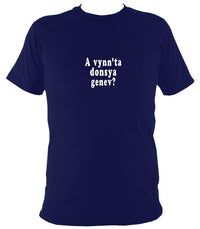 Would you like to dance Cornish T-Shirt - T-shirt - Navy - Mudchutney