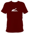 Crocodile T-Shirt - T-shirt - Maroon - Mudchutney