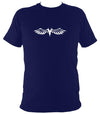 Graffiti Bird T-Shirt - T-shirt - Navy - Mudchutney