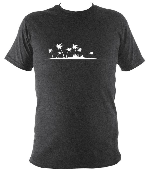 Desert Island Beach T-Shirt - T-shirt - Dark Heather - Mudchutney