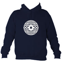 Illusion Style Woven Celtic Globe Style Hoodie-Hoodie-Oxford navy-Mudchutney