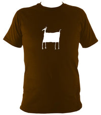 Primitive Cave Animal T-Shirt - T-shirt - Dark Chocolate - Mudchutney
