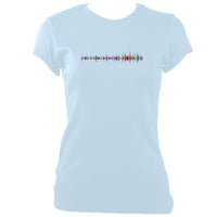 update alt-text with template Soundwave Fitted T-Shirt - T-shirt - Light Blue - Mudchutney