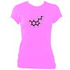update alt-text with template Serotonin Fitted T-Shirt - T-shirt - Azalea - Mudchutney