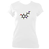 update alt-text with template Serotonin Fitted T-Shirt - T-shirt - White - Mudchutney