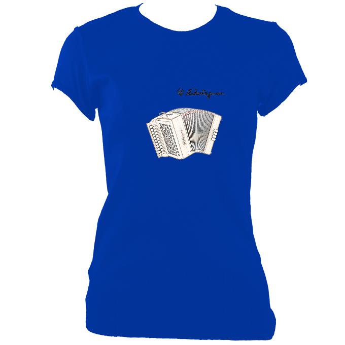 update alt-text with template Castagnari Tommy Ladies Fitted T-shirt - T-shirt - Royal - Mudchutney