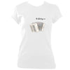 update alt-text with template Castagnari Tommy Ladies Fitted T-shirt - T-shirt - White - Mudchutney