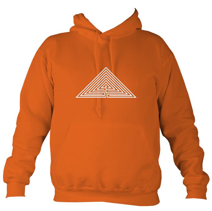 Labrynth Hoodie-Hoodie-Burnt orange-Mudchutney