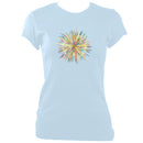 update alt-text with template Explosion Fitted T-Shirt - T-shirt - Light Blue - Mudchutney
