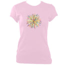 update alt-text with template Explosion Fitted T-Shirt - T-shirt - Light Pink - Mudchutney