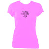update alt-text with template "Today I choose Joy" Fitted T-Shirt - T-shirt - Azalea - Mudchutney