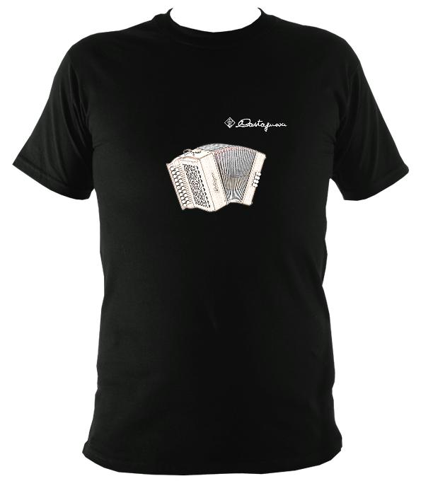 Castagnari Tommy Melodeon T-Shirt - T-shirt - Black - Mudchutney
